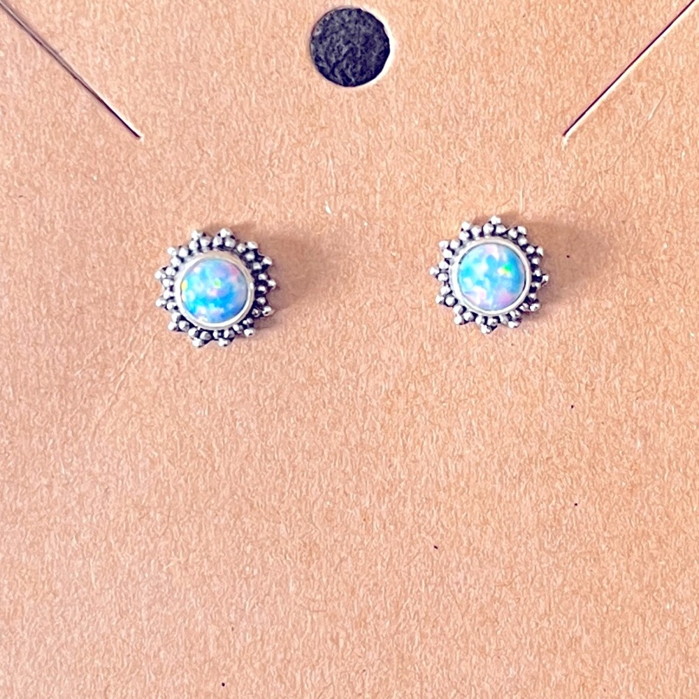 Fire Opal Earrings